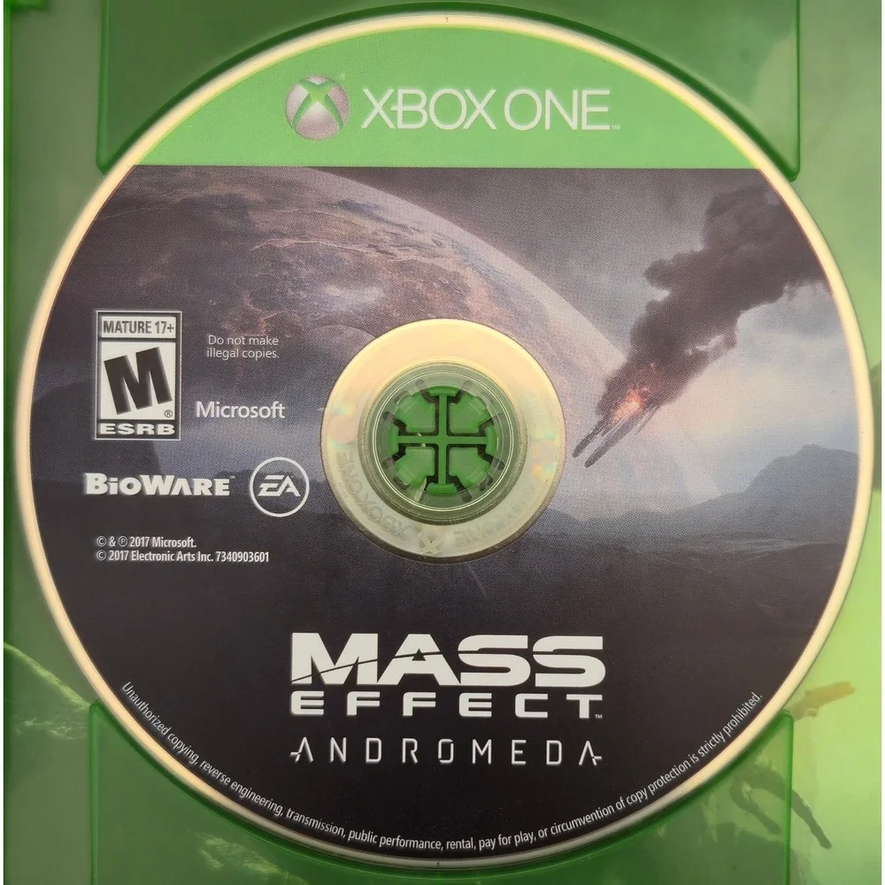 EA Mass Effect Andromeda (2017) Xbox One Video Game - CIB With Inserts - Tested